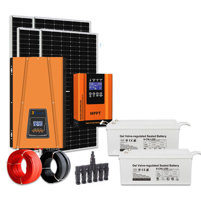 ราคาดี GEL แบตเตอรี่ 5kw ครบถ้วน Off Grid ชุดพลังงานแสงอาทิตย์ CE Rhos Fcc รับรอง ออนไลน์