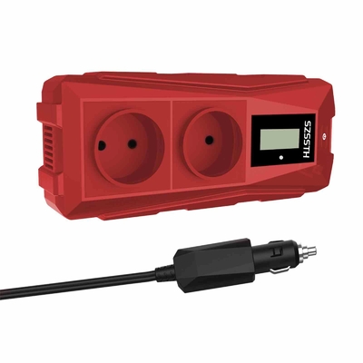 ราคาดี อินเวอร์เตอร์แปลงไฟในรถยนต์คลื่นไซน์บริสุทธิ์ 300W 12V พร้อมเต้ารับ AC คู่ 2 พอร์ต USB สำหรับแล็ปท็อป/อุปกรณ์ ขนาด 167*87*44 มม. USB A Type C 5V/3A ออนไลน์