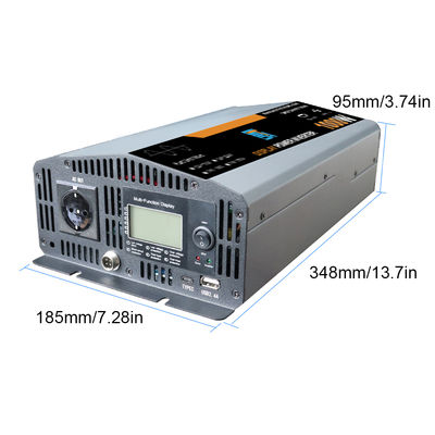 ราคาดี อินเวอร์เตอร์โซลาร์เซลล์แบบ Off-Grid 1kW 12V/24V DC เป็น 110V AC คลื่นไซน์บริสุทธิ์ ออนไลน์