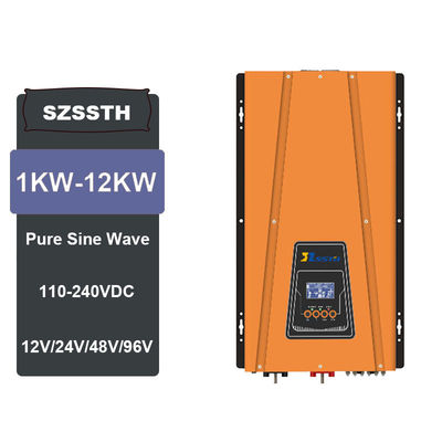 3KW 5KW 6KW 8KW 10KW 12KW อินเวอร์เตอร์คลื่นไซน์บริสุทธิ์ 24V 48V ถึง 220V 230V 234V