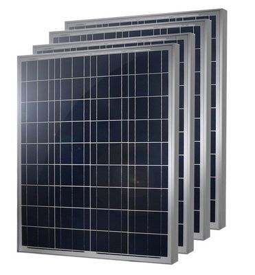 100w 200w โพลีเซลล์ อลูมิเนียมแก้ว พานิลพลังแสงอาทิตย์ Off The Grid On Grid พานิลพลังแสงอาทิตย์