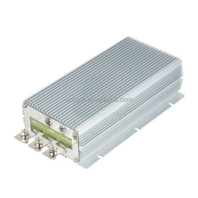 โมดูลควบคุมความแรงดันแบบพกพา DC 24V เป็น DC 12V เครื่องแปลง 100A น้ําหนักเบา