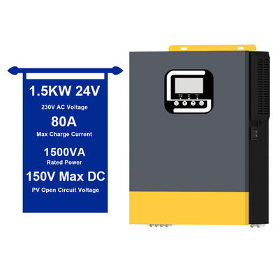 ราคาดี การป้องกันความอ้วน 1.5KVA 1500W เครื่องแปลงแสงอาทิตย์ ออนไลน์