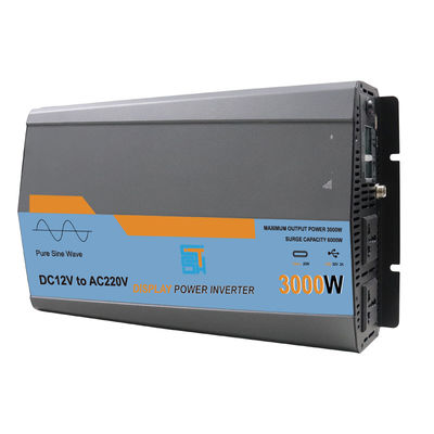 ราคาดี 3000W ความถี่สูง อินเวอร์เตอร์คลื่นไซน์บริสุทธิ์ 12V 220V ประเภทผลิต ออนไลน์