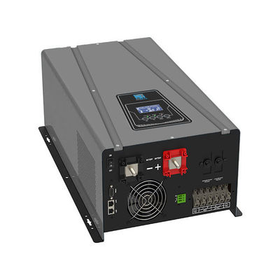 5kva Off Grid คลื่นไซน์บริสุทธิ์ 40Hz-70Hz 5000 วัตต์ DC ถึง AC UPS พลังงาน Inverter