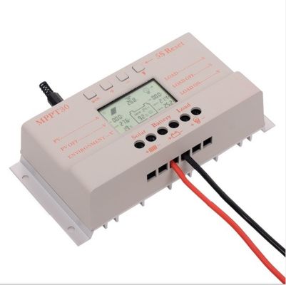 12V 24V 30A MPPT เครื่องควบคุมแสงอาทิตย์ สําหรับเครื่องชาร์จแสงอาทิตย์ 187*97*61mm 600g ROHS