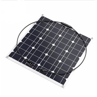 แผนแสงอาทิตย์ขนาดเล็ก แรง 12v 50w แผนแสงอาทิตย์แบบมโนคริสตัลแบบนุ่มนวล