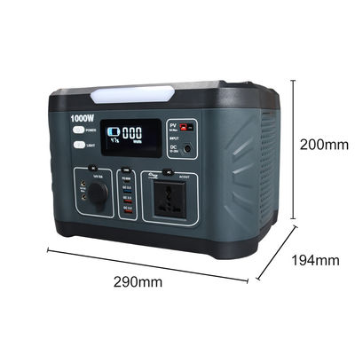 3.7V 216000mAh Lifepo4 พกพาสถานีพลังงาน 799.2wh / 1000w แพวเวอร์แบงค์