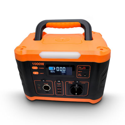 MPPT 1000 Watt Powerstation 888wh เครื่องไฟฟ้าสํารองพกพา พร้อมแสง LED