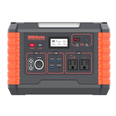 AC220v/240v/110v 1000W โรงไฟฟ้าพกพา เครื่องผลิตพลังงานแสงอาทิตย์ฉุกเฉิน