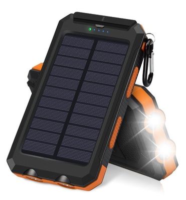 OEM ODM ธนาคารพลังงานแสงอาทิตย์ 10000mah ธนาคารพลังงานแสงอาทิตย์ด้วยแบตเตอรี่ Li-Polymer