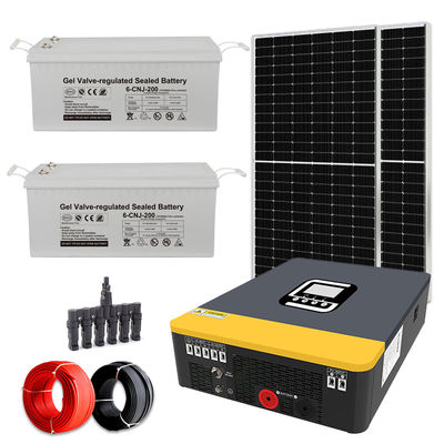 ระบบพลังแสงอาทิตย์ 100-240V ปรับความแรงดันเต็ม 3KW Off Grid ด้วยเครื่องควบคุม MPPT