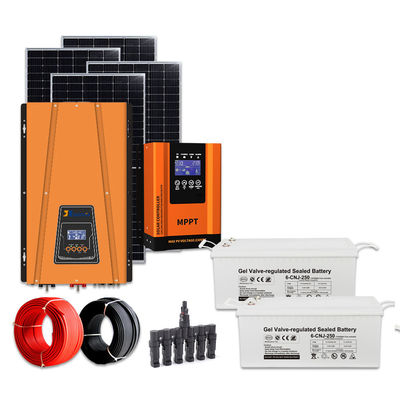 ชุดระบบพลังแสงอาทิตย์ครบวงจร 8kW ระยะเดียว ปรับความแรงแลกเปลี่ยนแบบ AC Off Grid