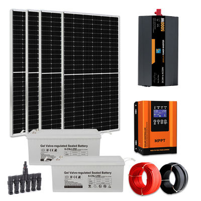 ราคาดี 5KW All In One ระบบพลังงานแสงอาทิตย์ ครบถ้วน Off Grid ชุดพลังงานแสงอาทิตย์สําหรับบ้าน ออนไลน์
