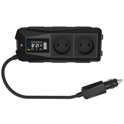 พกพา 12V ถึง 110V 220V DC/AC Inverters เครื่องเปลี่ยนพลังงานรถยนต์ที่มี USB Type C
