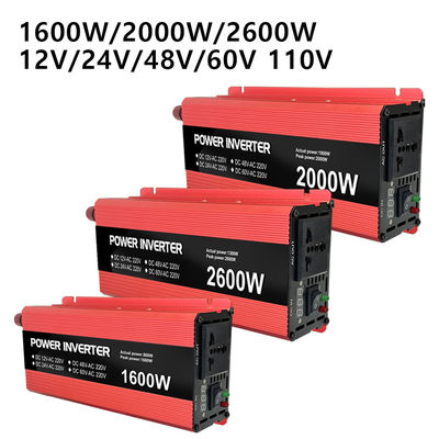 12V 24V 48V 60V ถึง 110V 220V 230V แบตเตอรี่ชาร์จ แรงอินเวอร์เตอร์ CE ROHS FCC KC