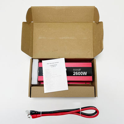 28.9CM*11.1CM*5.88CM 2600W สูงสุด 12V 24V 48V 60V DC ถึง AC Off Grid Power Inverter สําหรับ SDK Network การทํางานที่ยาวนาน
