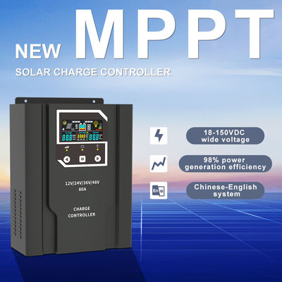 ตัวควบคุมการชาร์จพลังงานแสงอาทิตย์ MPPT 30A น้ำหนักเบา ตรวจจับอัตโนมัติ 12V 24V 36V 48V สำหรับบ้าน/รถบ้าน/ระบบอิสระ