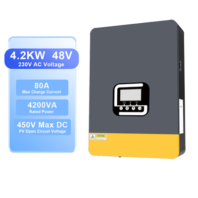 ราคาดี อินเวอร์เตอร์พลังงานแสงอาทิตย์แบบไฮบริด 4.2kW 24V พร้อม MPPT Charge Controller ออนไลน์
