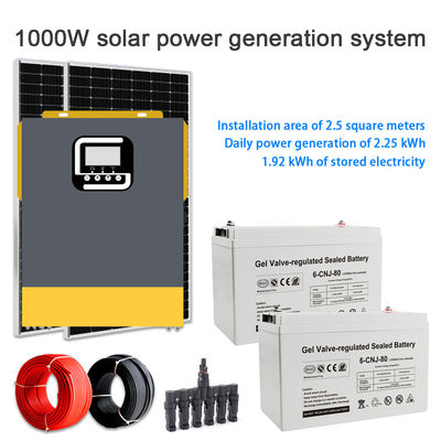 ราคาดี 1KW Off Grid Solar Energy System with Monocrystalline Silicon Solar Panel for Home Power Supply ออนไลน์