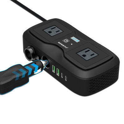 ราคาดี สถานที่ชาร์จรถยนต์สุดยอด: Inverter GaN 200W พร้อม 4 สนาม USB และ Outlet AC ออนไลน์