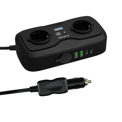 ราคาดี Car Power Inverter 200W, Pure Sine Wave, 12V to 220V AC, with Dual USB Ports & AC Outlet, for Vehicle & Truck ออนไลน์