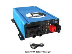 อินเวอร์เตอร์สองทิศ 3Kw Pure Sinus Wave สําหรับการชาร์จแบตเตอรี่ DC12V ถึง AC220V