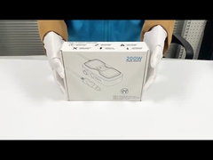 อินเวอร์เตอร์พลังงานรถยนต์ Dc 12v ถึง 110v Ac Dual Usb 3.1A GaN PD ชาร์จเร็ว